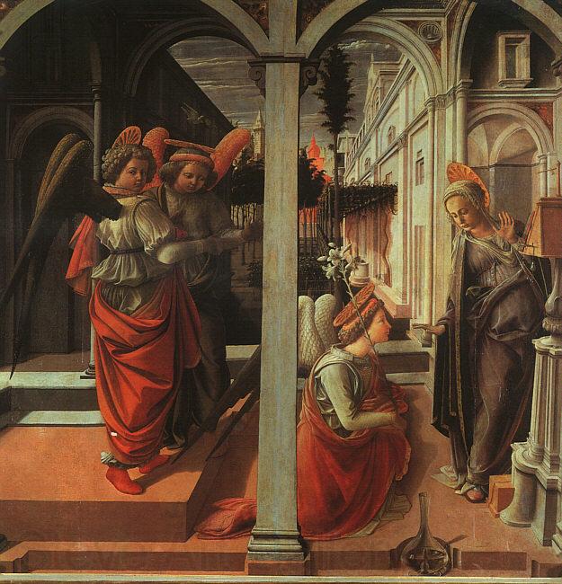 Fra Filippo Lippi The Annunciation Spain oil painting art